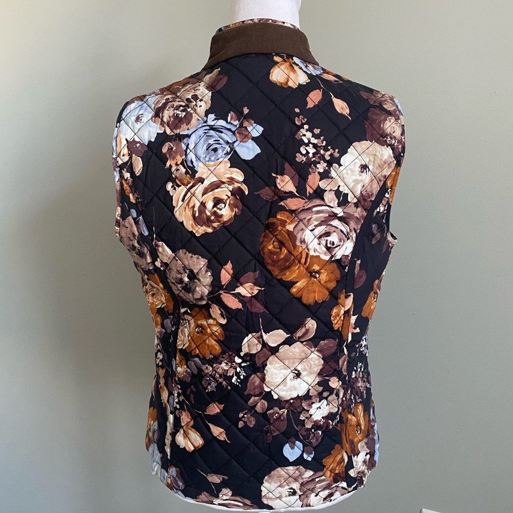 Tyler Boe Floral Quilted Vest - Picture 3 of 8